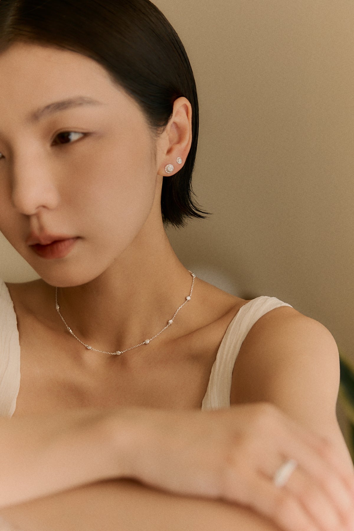 ANPOL Stud Earrings